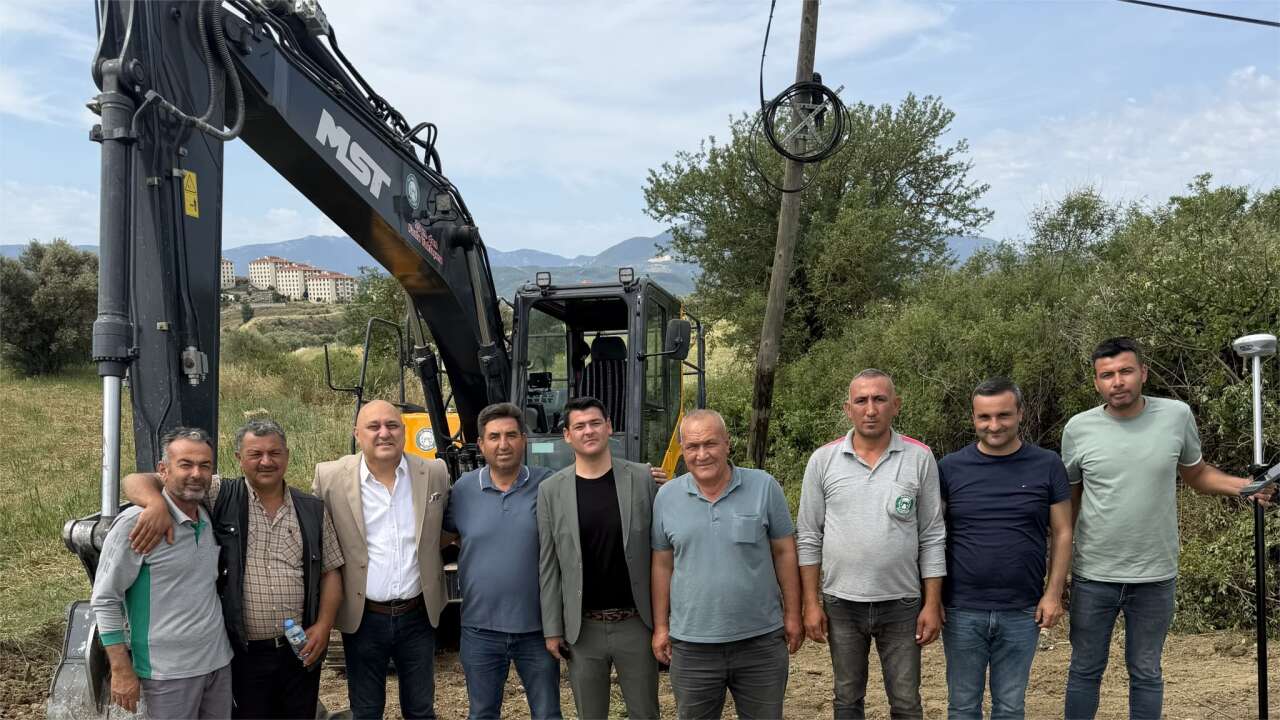 Yatağan’da 5 Mahalleyi Birleştirecek Yol Çalışması Başladı 4